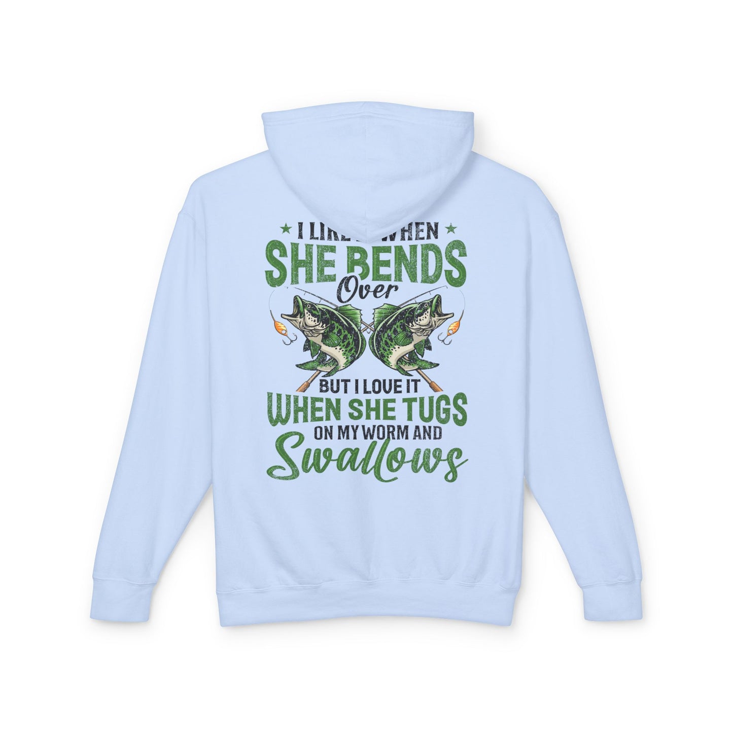 Gone Fishing Unisex Lightweight Hooded Sweatshirt | Perfect for Anglers, Fishing Gift, Outdoor Adventures, Casual Wear, Gift for Dad