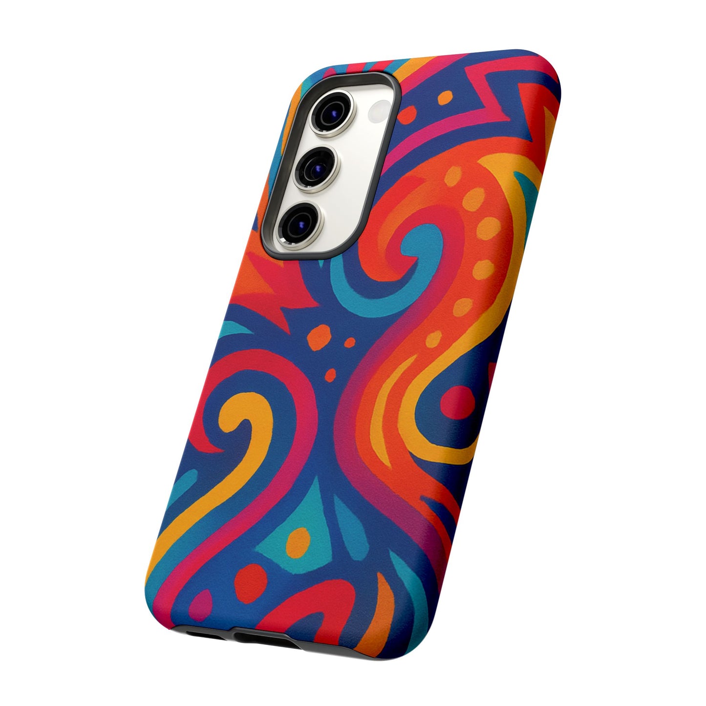 Vibrant Phone Case - Colorful Tough Case, Protective Cover, Unique Design, Trendy Gift, Phone Accessory