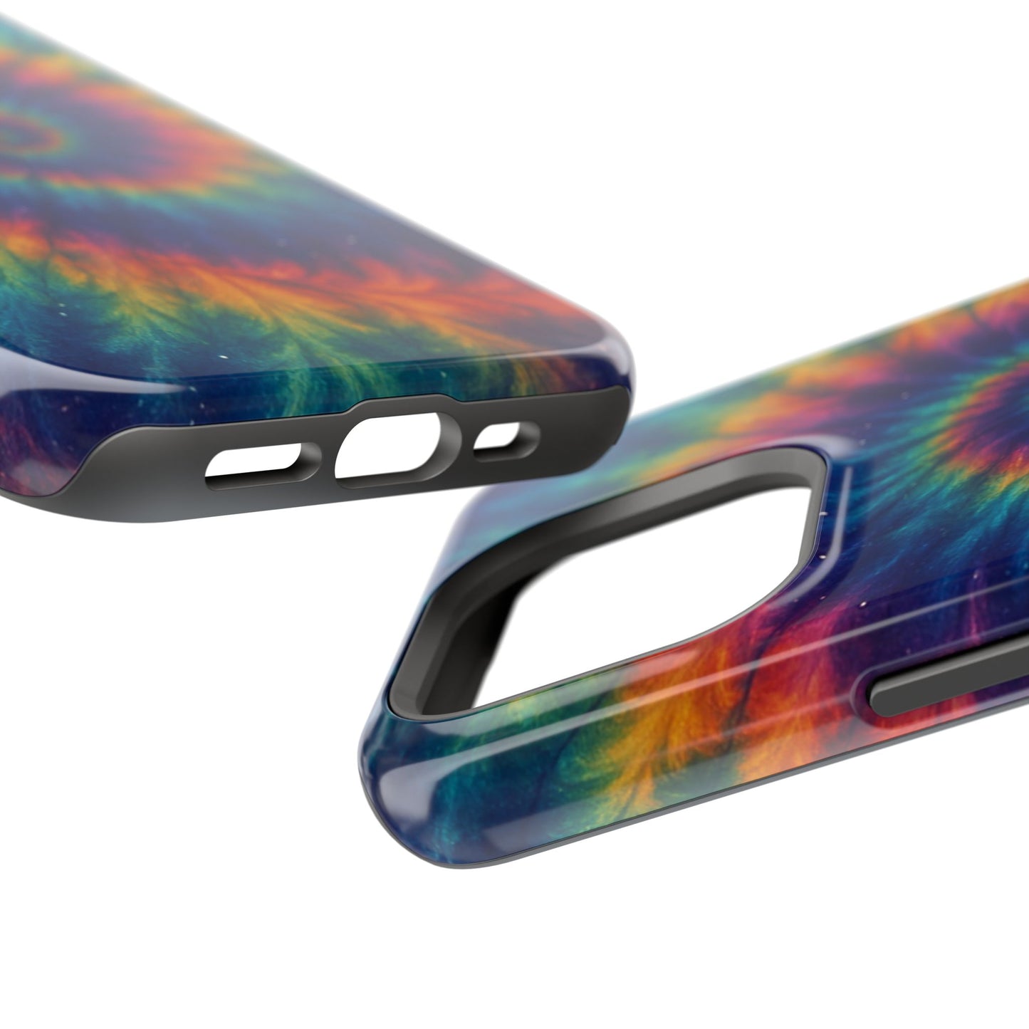 Colorful Tie-Dye Magnetic Phone Cases, Boho Phone Accessories, Unique Gift for Teens, Vibrant Phone Cover for Festivals, Summer Vibes
