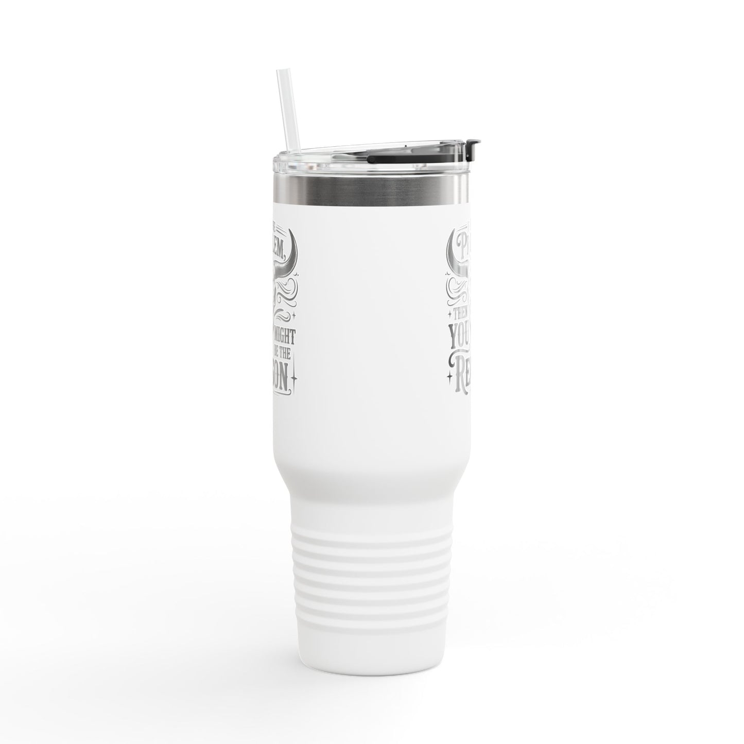 Funny Insulated Travel Mug, 40oz with Quote, Perfect for Road Trips, Camping, Gifting, and Daily Coffee Routines