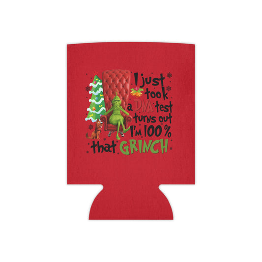 Grinch Can Cooler, Holiday Beverage Insulator, Funny Christmas Gift, Grinch Themed Drink Holder, Festive Party Accessory