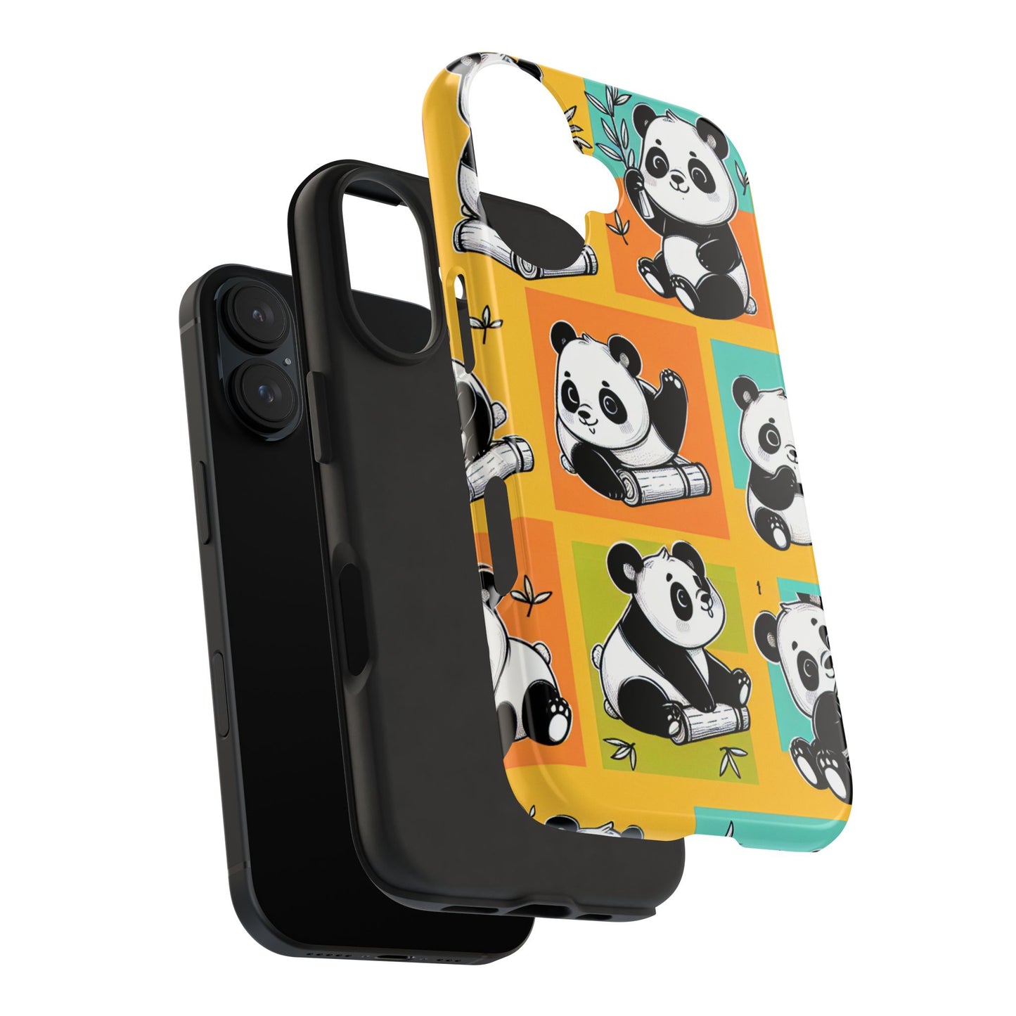 Cute Panda Phone Cases, Tough Panda Phone Cases, Gifts for Animal Lovers, Cute Cell Phone Cover, Fun Smartphone Accessories