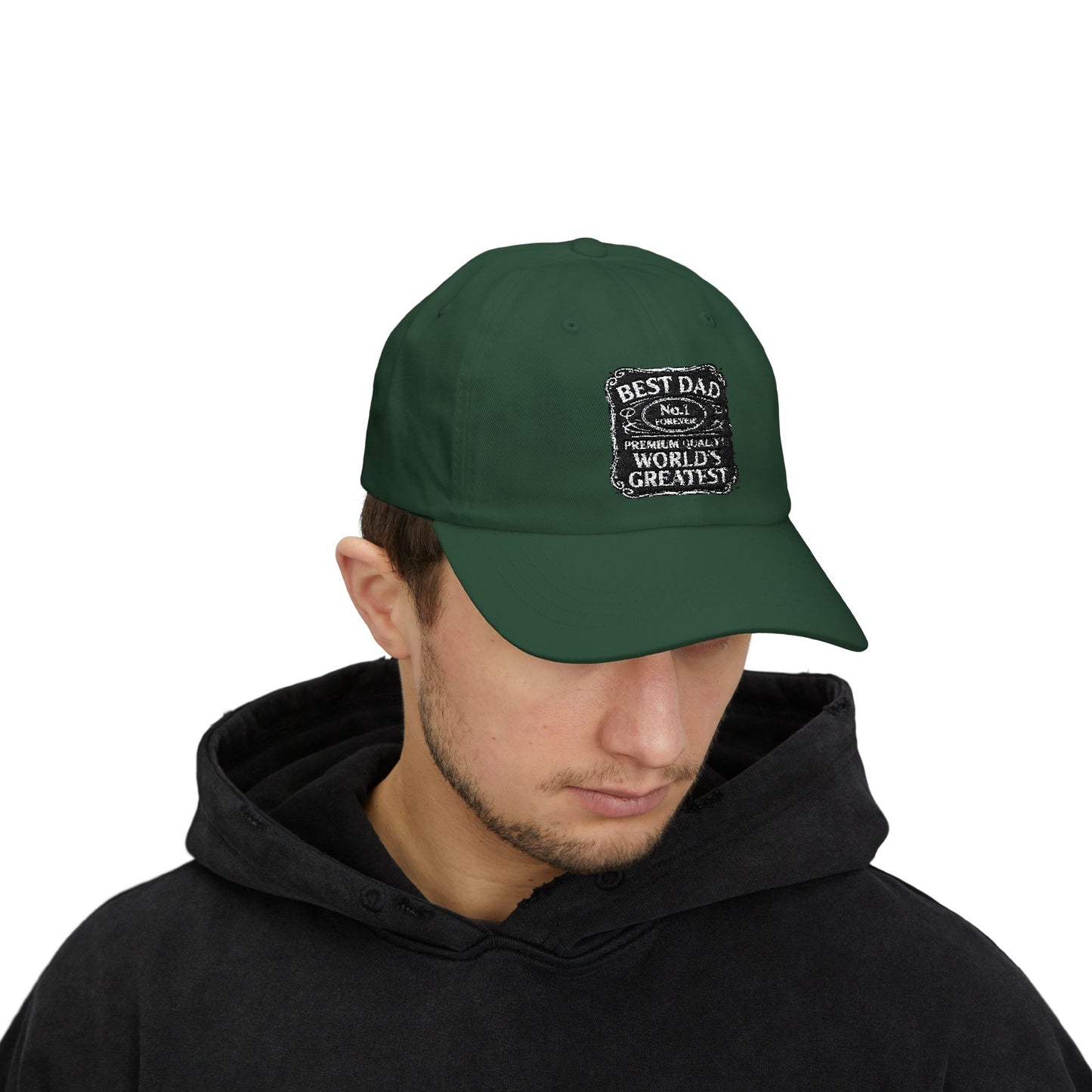 Classic Dad Cap - Best Dad Number 1 Hat, Perfect Father's Day Gift, Casual Style Cap, Unisex Fashion Accessory, Everyday Wear