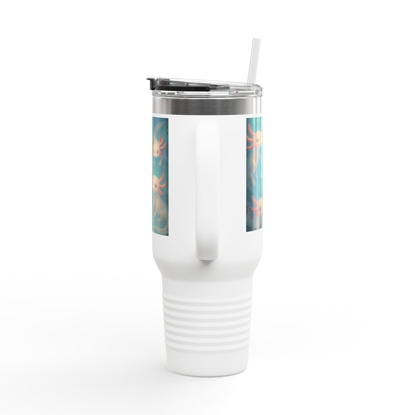 Whimsical Insulated Travel Mug, 40oz - Cute Creatures Design for Coffee Lovers, Travel, Gifts, Birthday, Nature Enthusiasts, Fun Mugs
