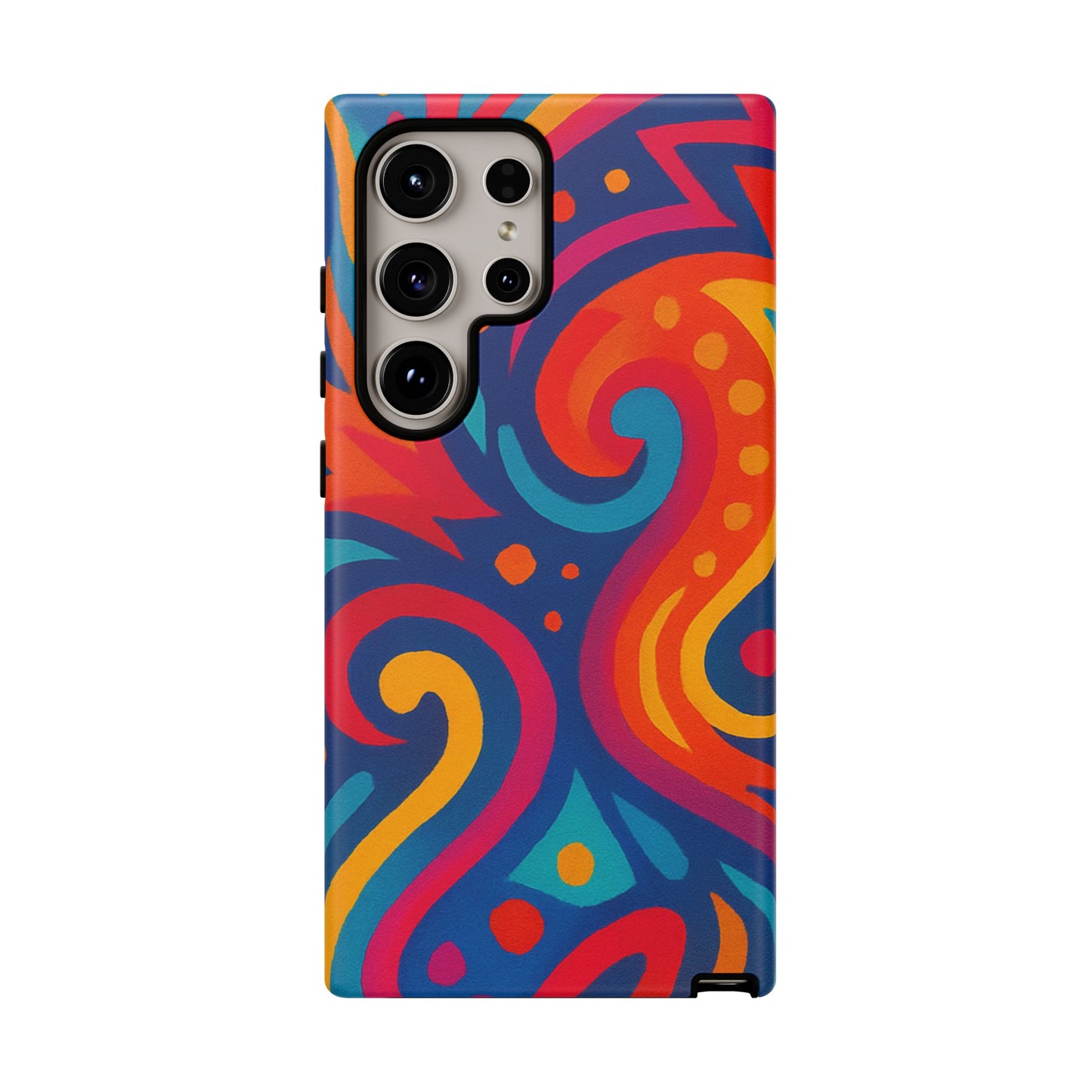 Vibrant Phone Case - Colorful Tough Case, Protective Cover, Unique Design, Trendy Gift, Phone Accessory