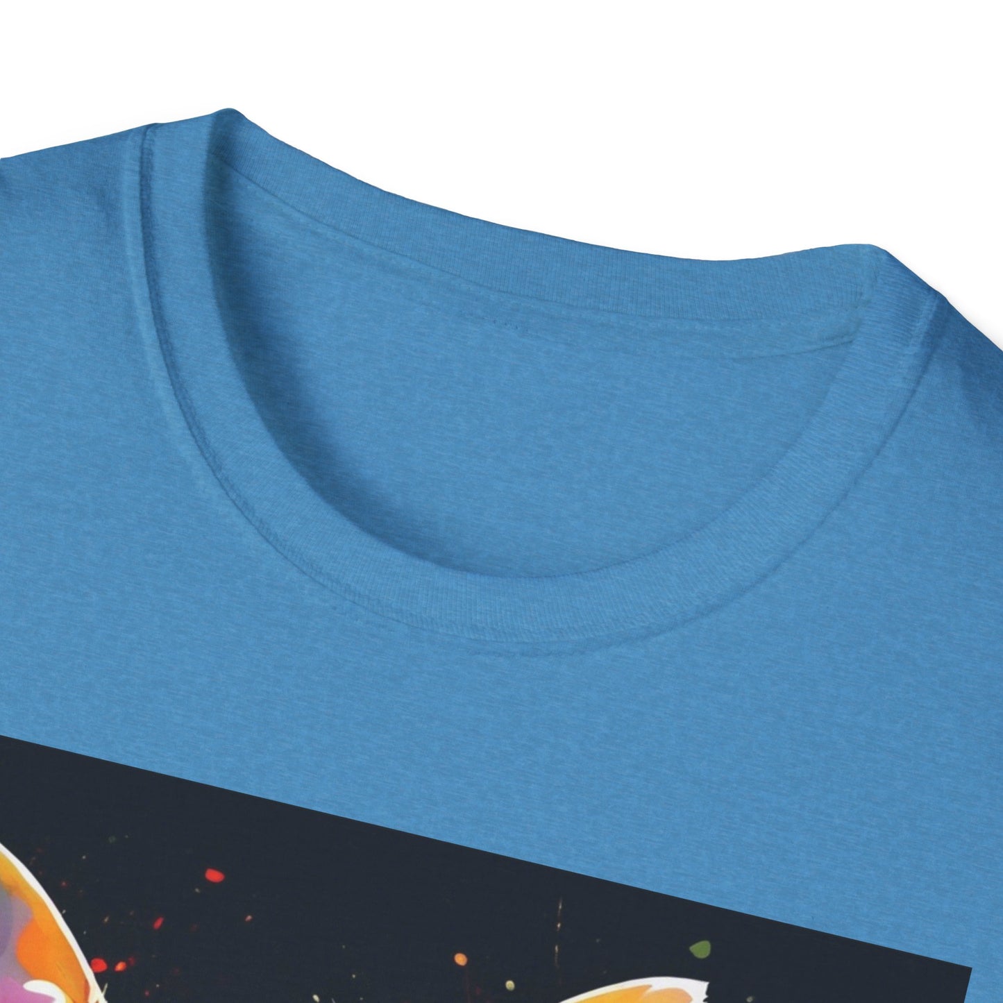 Colorful Chihuahua Art T-Shirt, Pet Lover Gift, Animal Lover Tee, Casual Wear, Unique Dog T-Shirt, Dog Mom Gift