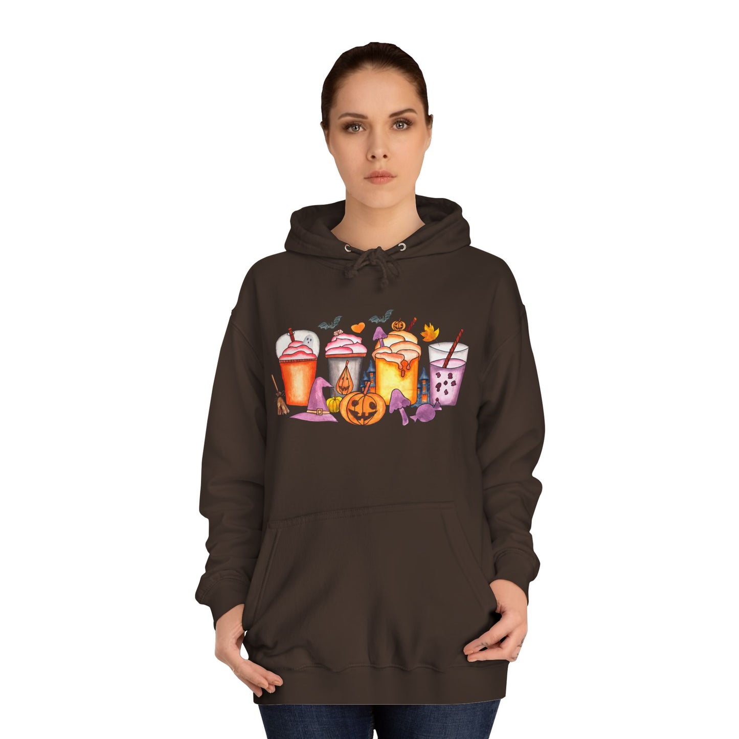 Unisex Halloween Hoodie for adults that want some fun drinking designs to give their clothes a pop of color