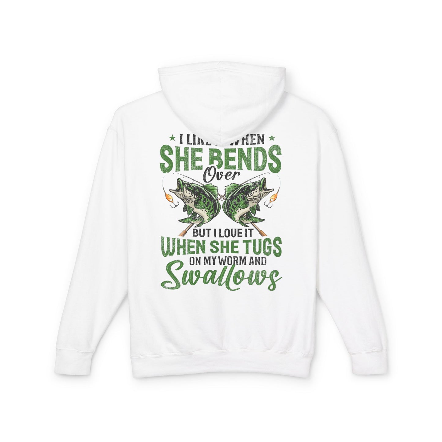 Gone Fishing Unisex Lightweight Hooded Sweatshirt | Perfect for Anglers, Fishing Gift, Outdoor Adventures, Casual Wear, Gift for Dad