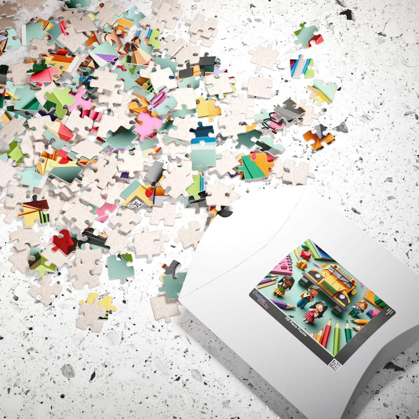 Back to School Puzzle, Fun Family Activity, Educational Gift, 110-252-520-1014 Pieces, Kids’ Learning, Classroom Decor