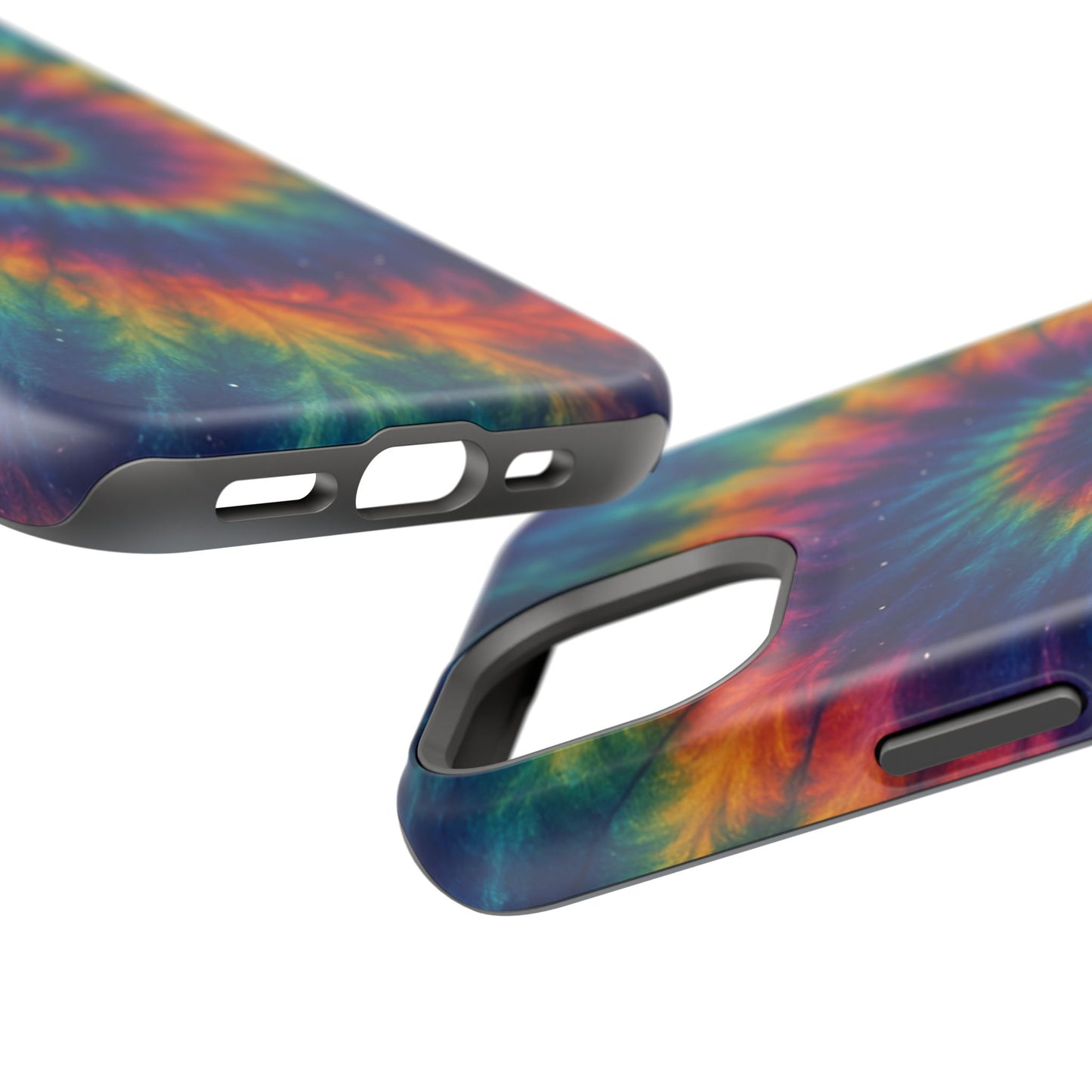 Colorful Tie-Dye Magnetic Phone Cases, Boho Phone Accessories, Unique Gift for Teens, Vibrant Phone Cover for Festivals, Summer Vibes