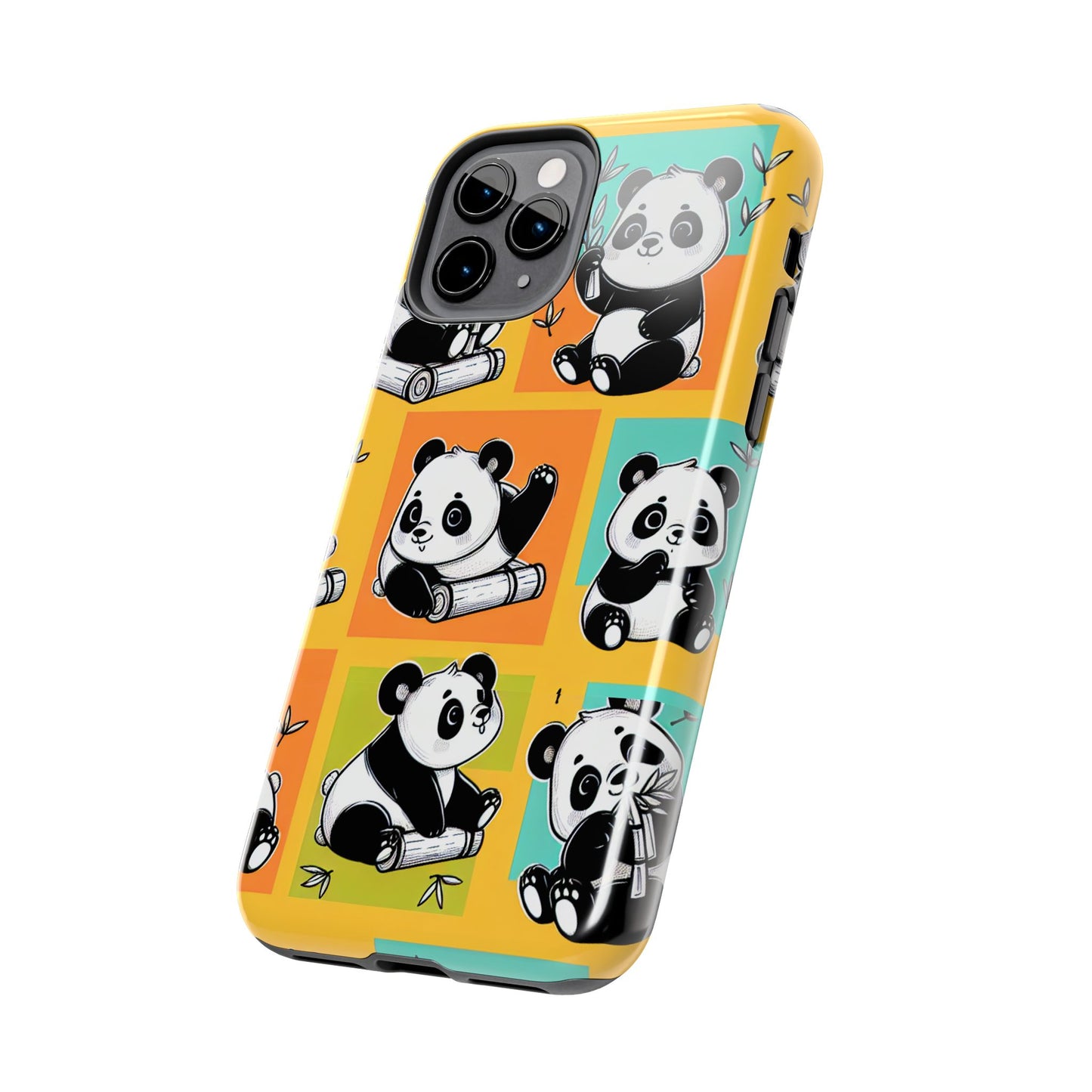 Cute Panda Phone Cases, Tough Panda Phone Cases, Gifts for Animal Lovers, Cute Cell Phone Cover, Fun Smartphone Accessories