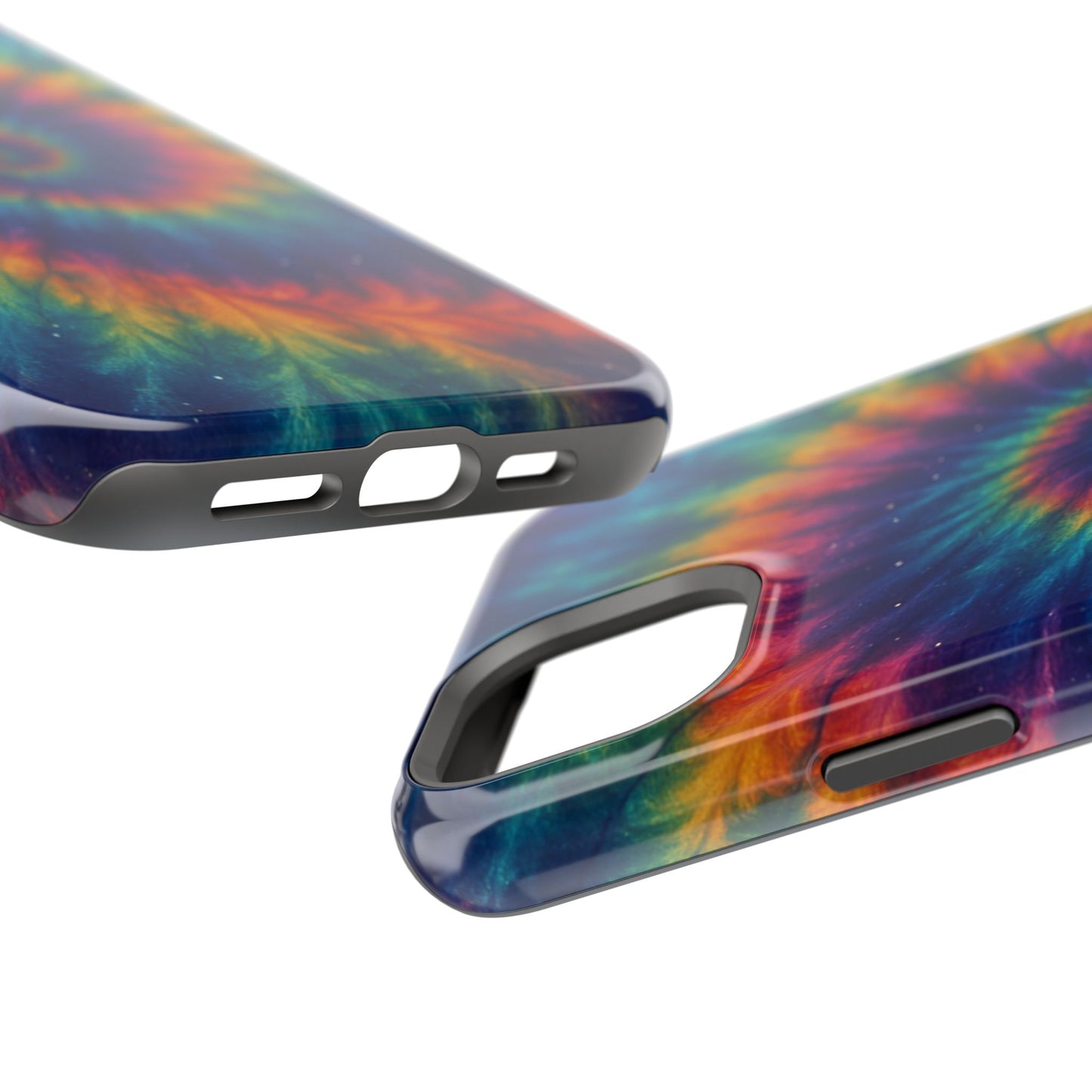 Colorful Tie-Dye Magnetic Phone Cases, Boho Phone Accessories, Unique Gift for Teens, Vibrant Phone Cover for Festivals, Summer Vibes