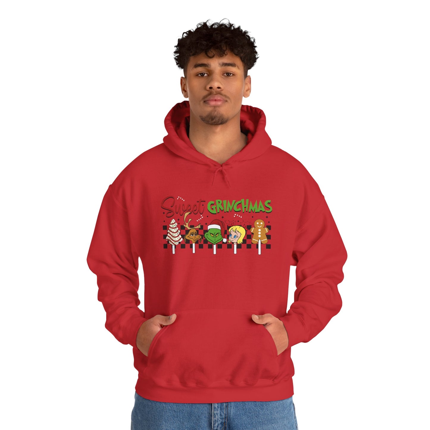 Sweet Grinchmas Hoodie, Cozy Holiday Sweatshirt, Christmas Gift for Him/Her, Unisex Xmas Apparel, Festive Winter Hoodie
