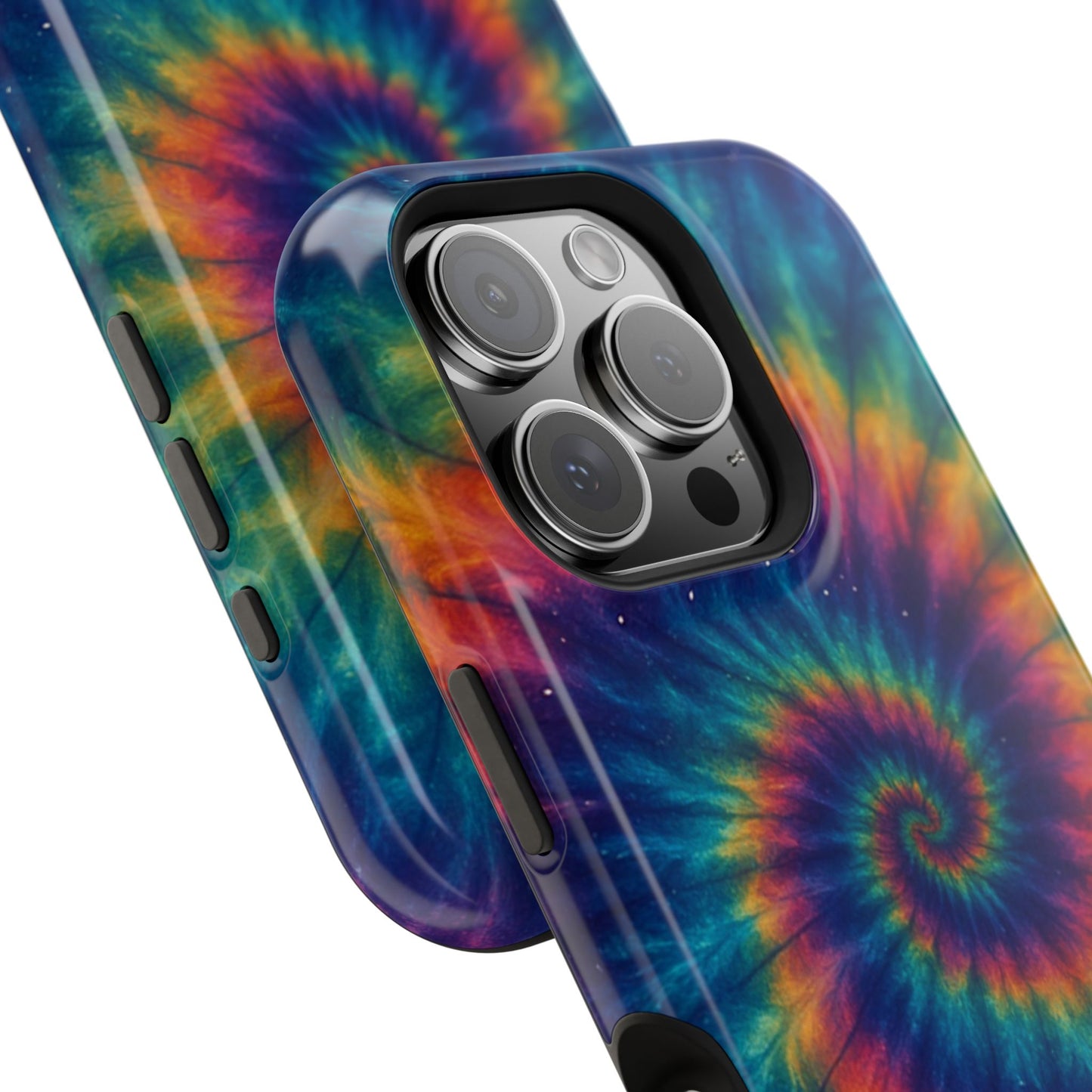 Colorful Tie-Dye Magnetic Phone Cases, Boho Phone Accessories, Unique Gift for Teens, Vibrant Phone Cover for Festivals, Summer Vibes