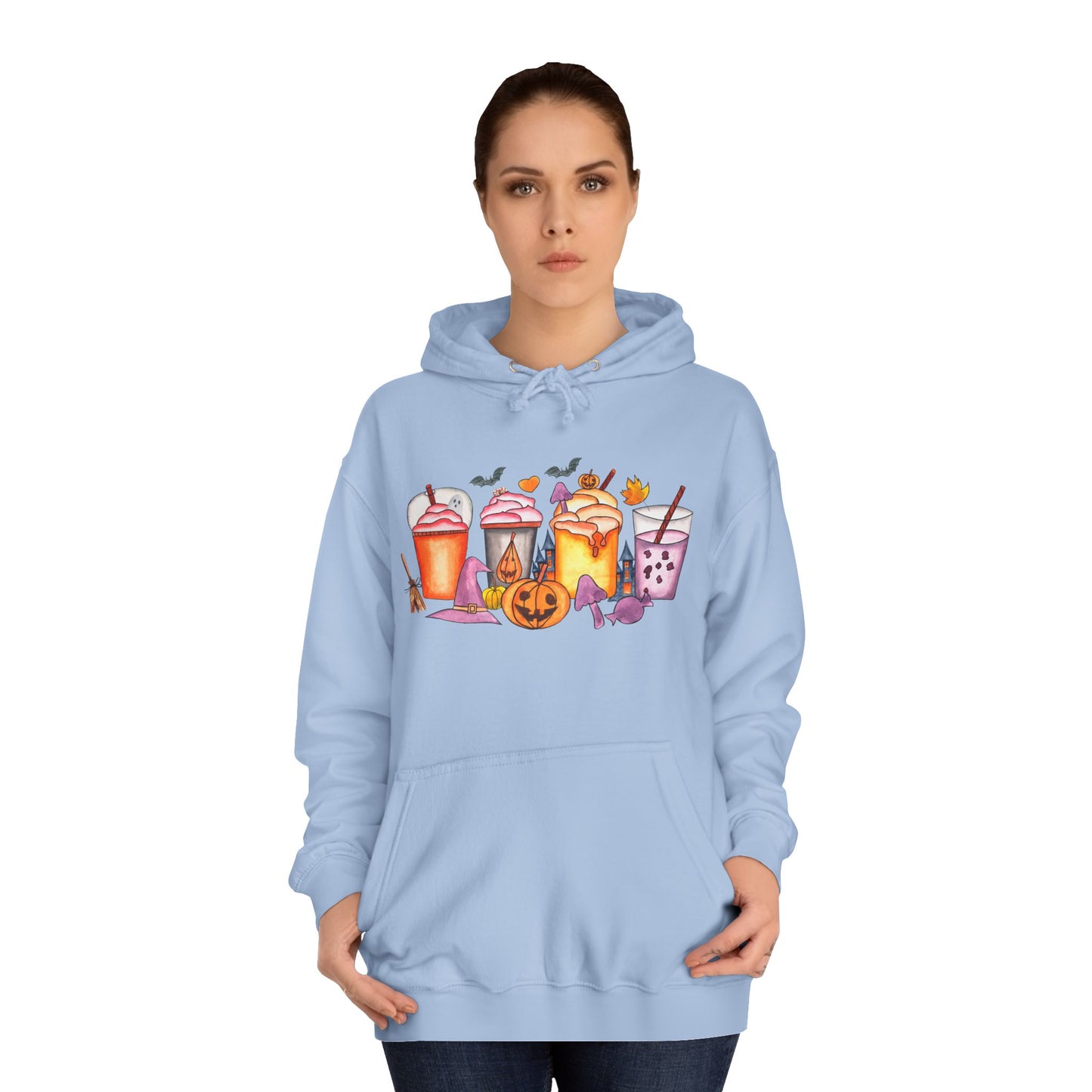 Unisex Halloween Hoodie for adults that want some fun drinking designs to give their clothes a pop of color