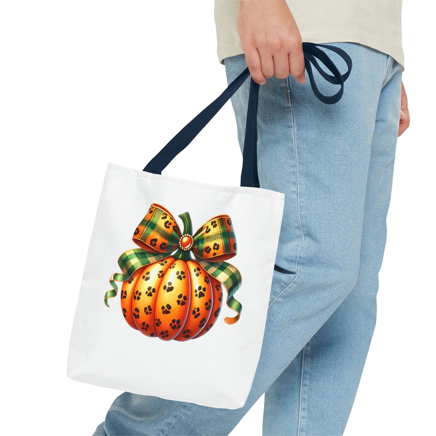 Festive Pumpkin Tote Bag, Halloween Decor, Gift for Pet Lovers, Autumn Accessories, Everyday Use