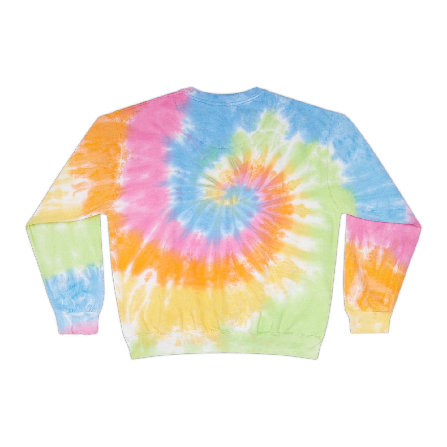 Cute Bunny Tie-Dye Sweatshirt, Unisex Tie-Dye Pullover, Pastel Cozy Sweatshirt, Unique Tie-Dye Apparel, Casual Fun Gift
