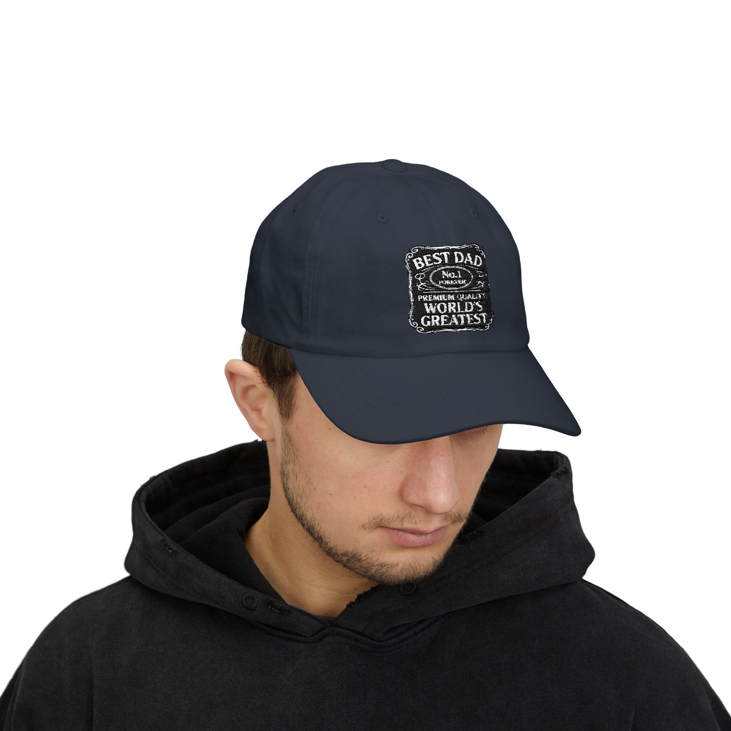 Classic Dad Cap - Best Dad Number 1 Hat, Perfect Father's Day Gift, Casual Style Cap, Unisex Fashion Accessory, Everyday Wear