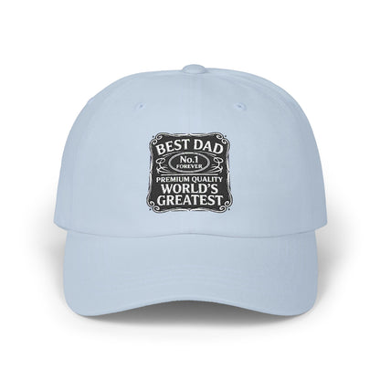 Classic Dad Cap - Best Dad Number 1 Hat, Perfect Father's Day Gift, Casual Style Cap, Unisex Fashion Accessory, Everyday Wear