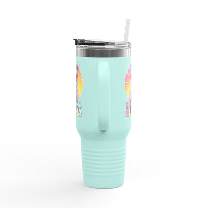 No Drama Llama Insulated Travel Mug, 40oz - Fun, Colorful Drinkware for Llama Lovers, Perfect Gift for Birthdays, Travel, or Camping, [...]