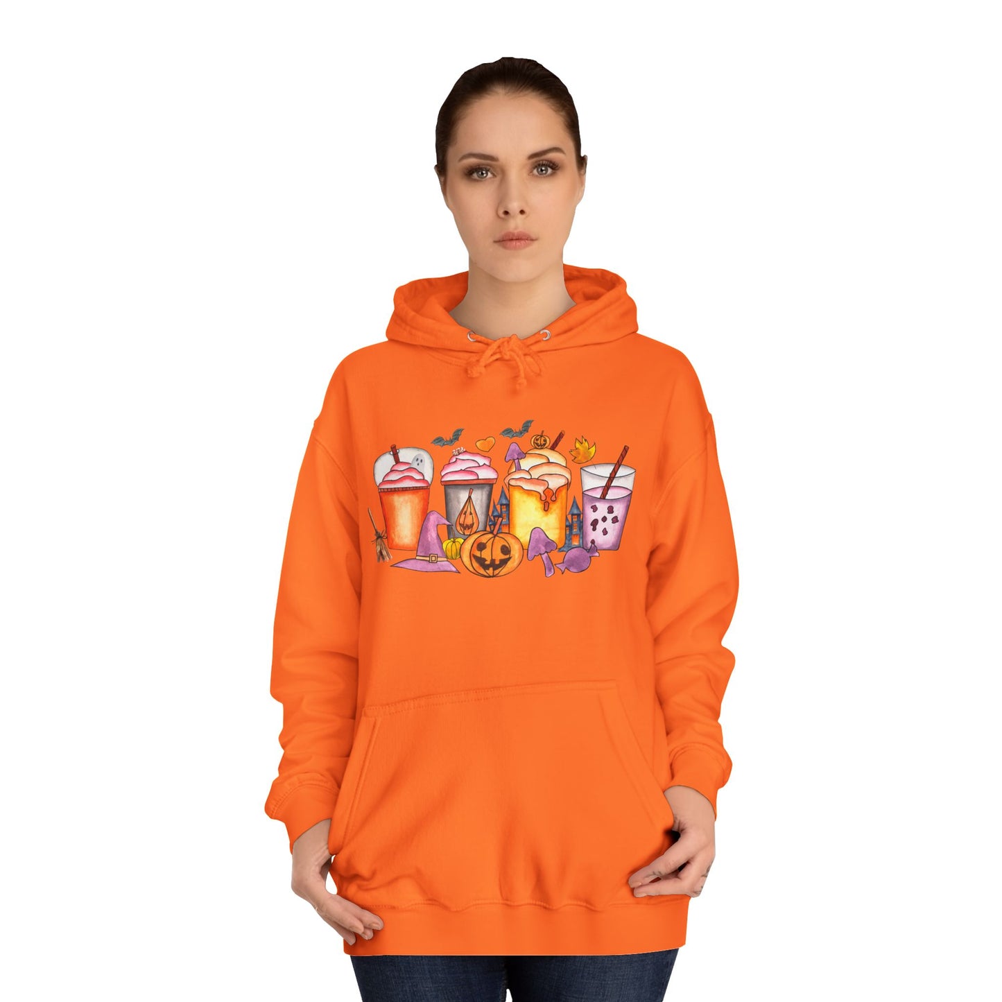 Unisex Halloween Hoodie for adults that want some fun drinking designs to give their clothes a pop of color
