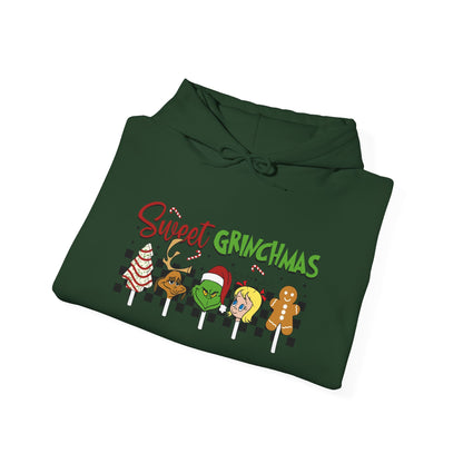 Sweet Grinchmas Hoodie, Cozy Holiday Sweatshirt, Christmas Gift for Him/Her, Unisex Xmas Apparel, Festive Winter Hoodie
