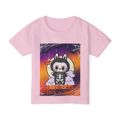 Halloween Toddler T-Shirt - Cute Trick or Treat Skeleton Bunny, Kids Halloween Costume Tee, Spooky Fun for Toddlers, Kids Holiday [...]