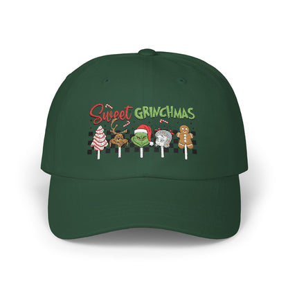 Festive Dad Cap - Sweet Grinchmas Hat for Holiday Cheer, Christmas Gift, Matching Family Outfit, Winter Accessory, Trendy Headwear