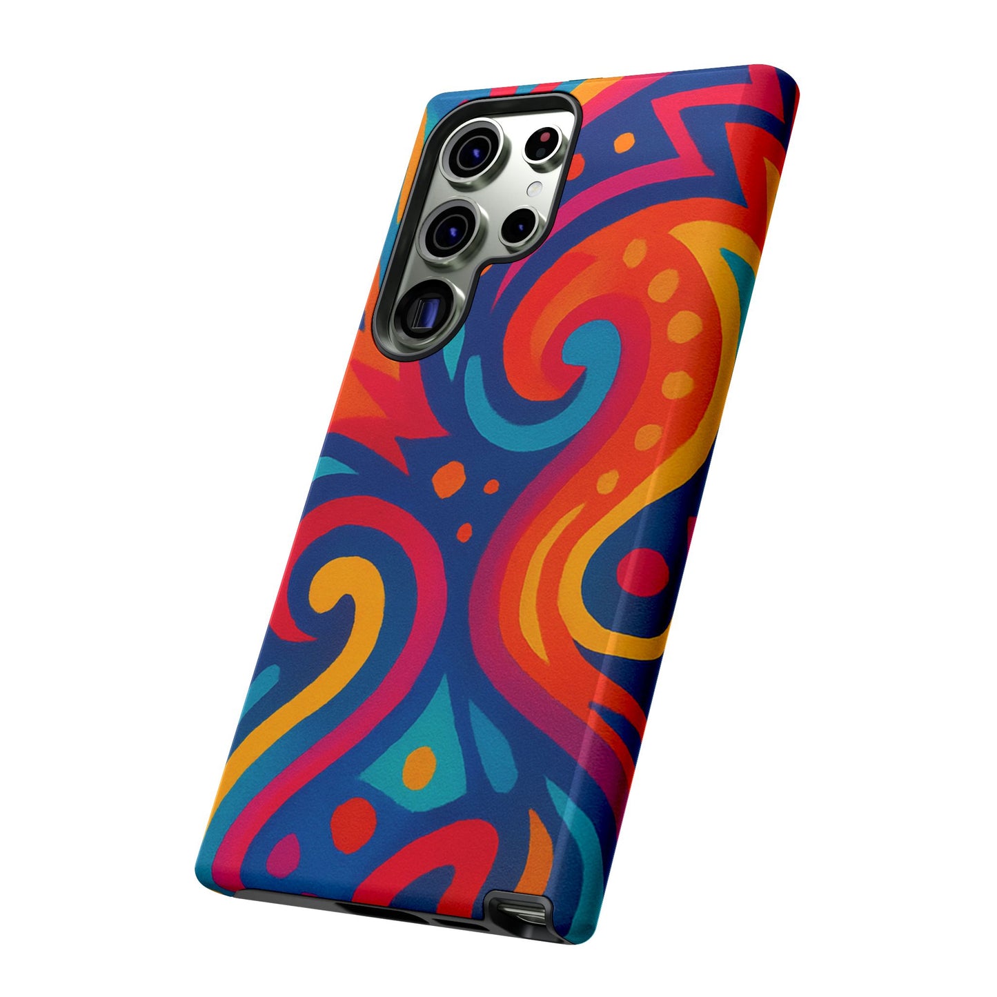 Vibrant Phone Case - Colorful Tough Case, Protective Cover, Unique Design, Trendy Gift, Phone Accessory