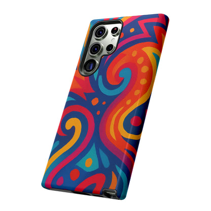 Vibrant Phone Case - Colorful Tough Case, Protective Cover, Unique Design, Trendy Gift, Phone Accessory