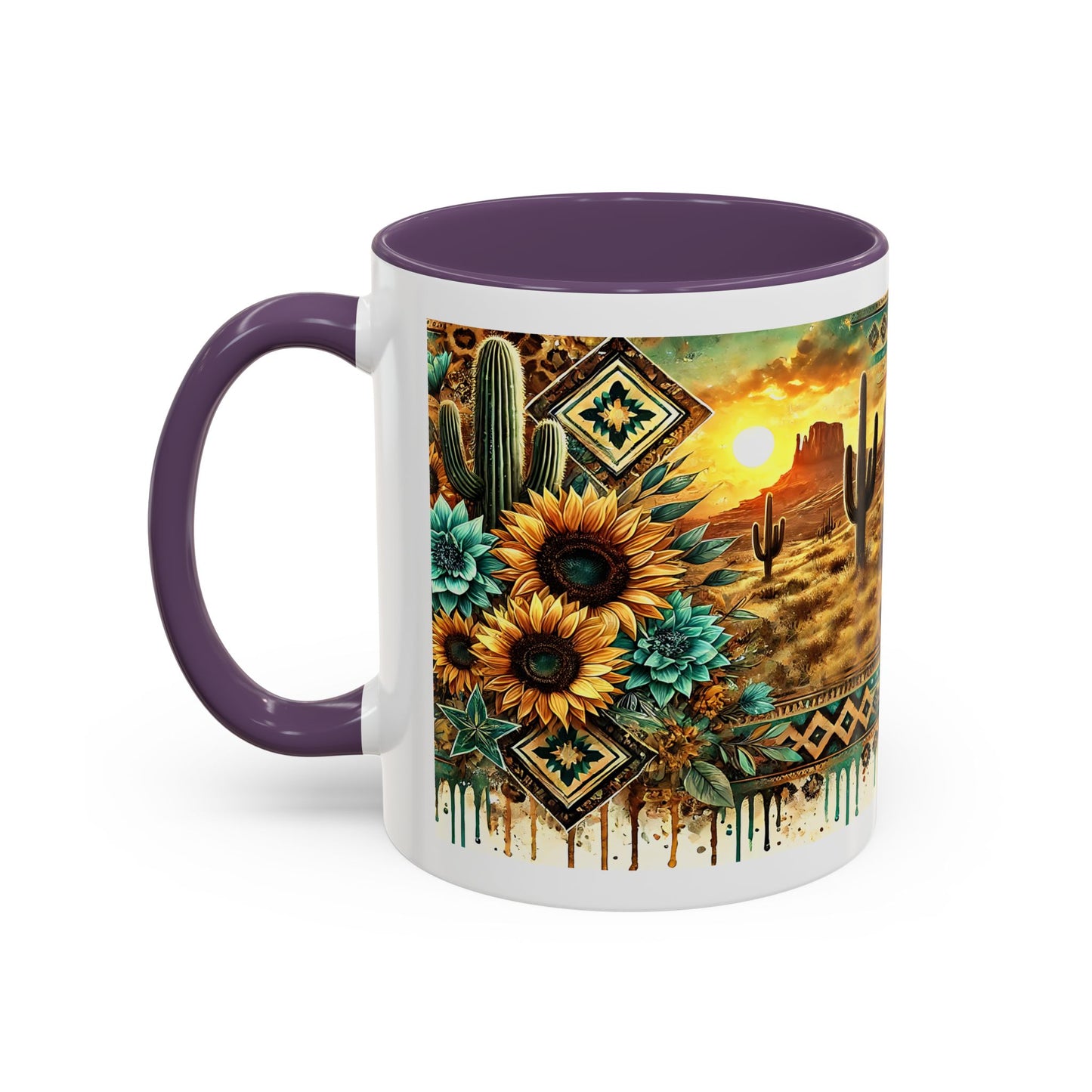 Desert Sunset Coffee Mug with Cacti and Sunflowers, Boho Mug, Gift for Nature Lovers, Coffee Lovers Gift, Southwestern Decor, Unique [...]