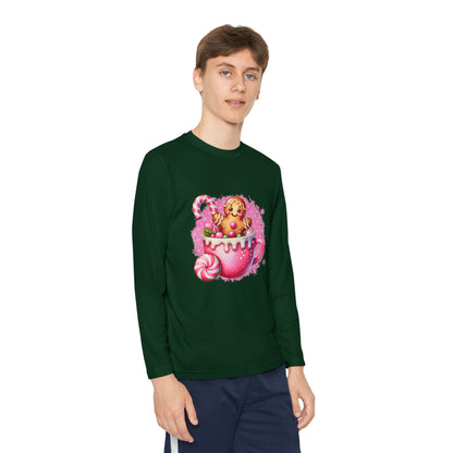 Youth Long Sleeve Holiday Tee - Cute Gingerbread Design, Perfect for Christmas, Winter Celebrations, Gift for Kids, Festive Wear, [...]