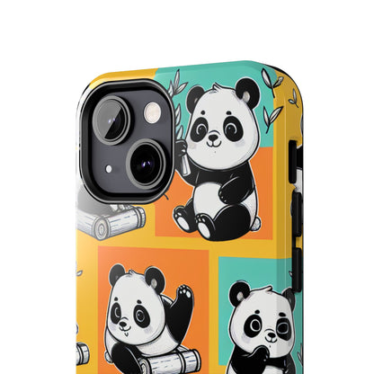 Cute Panda Phone Cases, Tough Panda Phone Cases, Gifts for Animal Lovers, Cute Cell Phone Cover, Fun Smartphone Accessories