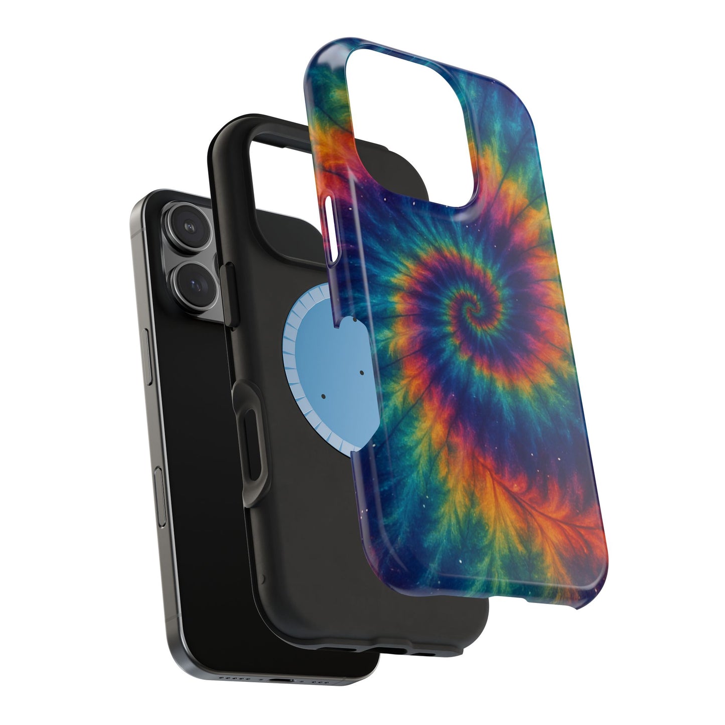 Colorful Tie-Dye Magnetic Phone Cases, Boho Phone Accessories, Unique Gift for Teens, Vibrant Phone Cover for Festivals, Summer Vibes