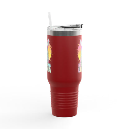 No Drama Llama Insulated Travel Mug, 40oz - Fun, Colorful Drinkware for Llama Lovers, Perfect Gift for Birthdays, Travel, or Camping, [...]