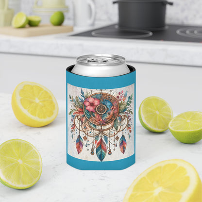 Dreamcatcher Can Cooler - Bohemian Beverage Holder, Perfect for Parties, Festivals, Outdoor Fun, Gifts for Nature Lovers, Summer Vibes