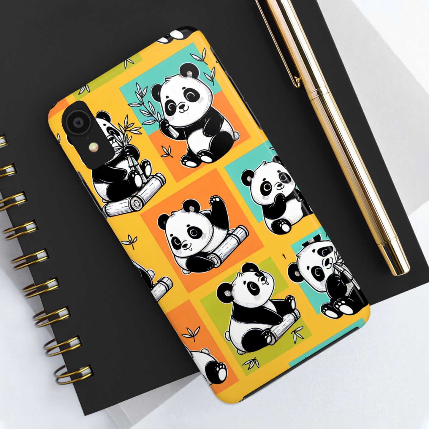 Cute Panda Phone Cases, Tough Panda Phone Cases, Gifts for Animal Lovers, Cute Cell Phone Cover, Fun Smartphone Accessories