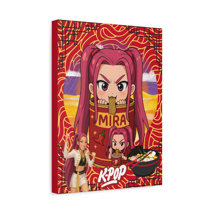 K-Pop Art Canvas Print, Perfect for Fans, Anime Wall Decor, Gift for Music Lovers, Vibrant Home Decoration, Cool Room Aesthetic