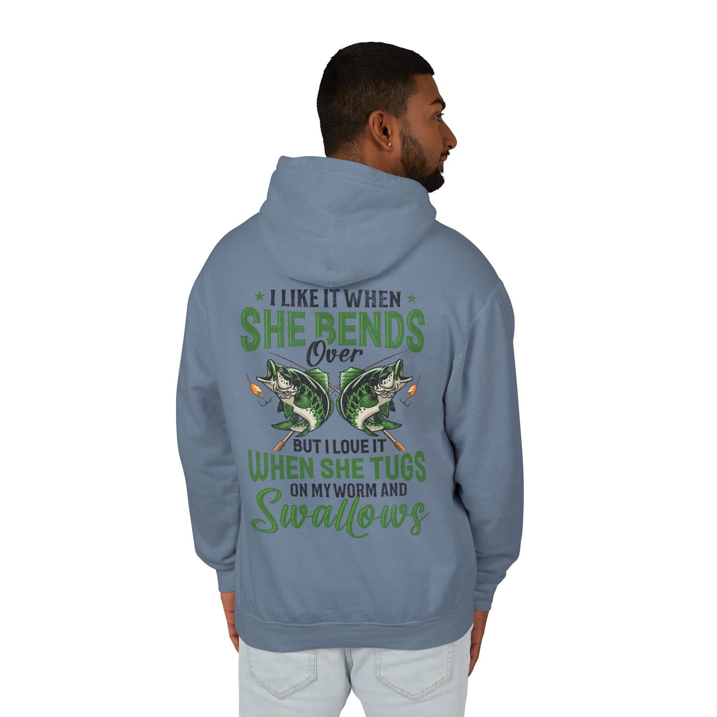 Gone Fishing Unisex Lightweight Hooded Sweatshirt | Perfect for Anglers, Fishing Gift, Outdoor Adventures, Casual Wear, Gift for Dad