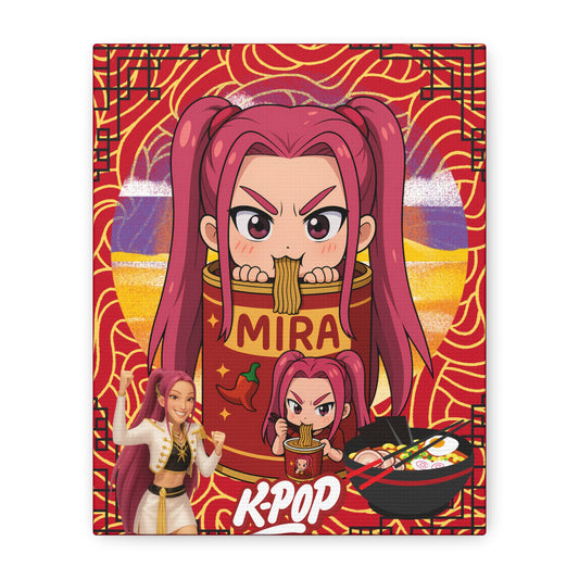 K-Pop Art Canvas Print, Perfect for Fans, Anime Wall Decor, Gift for Music Lovers, Vibrant Home Decoration, Cool Room Aesthetic