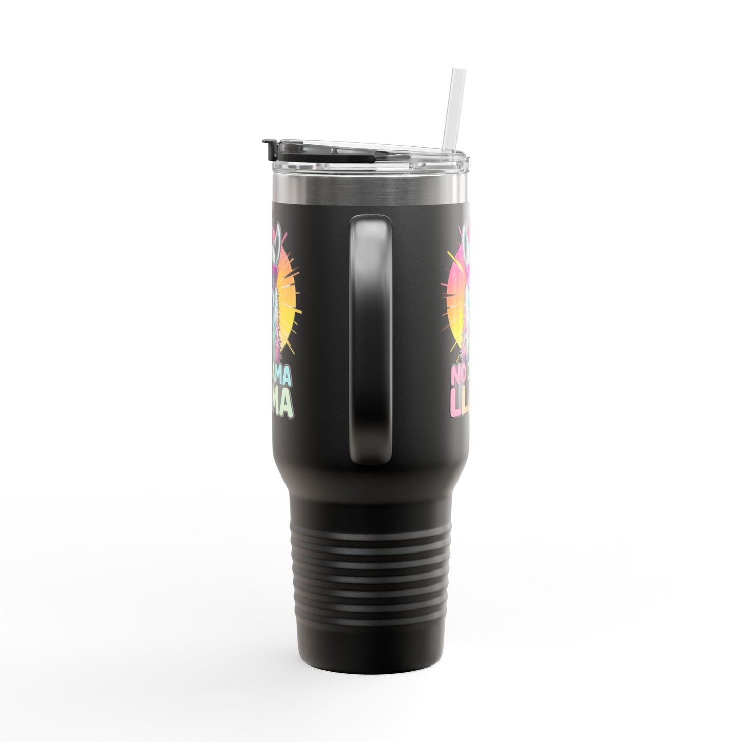 No Drama Llama Insulated Travel Mug, 40oz - Fun, Colorful Drinkware for Llama Lovers, Perfect Gift for Birthdays, Travel, or Camping, [...]