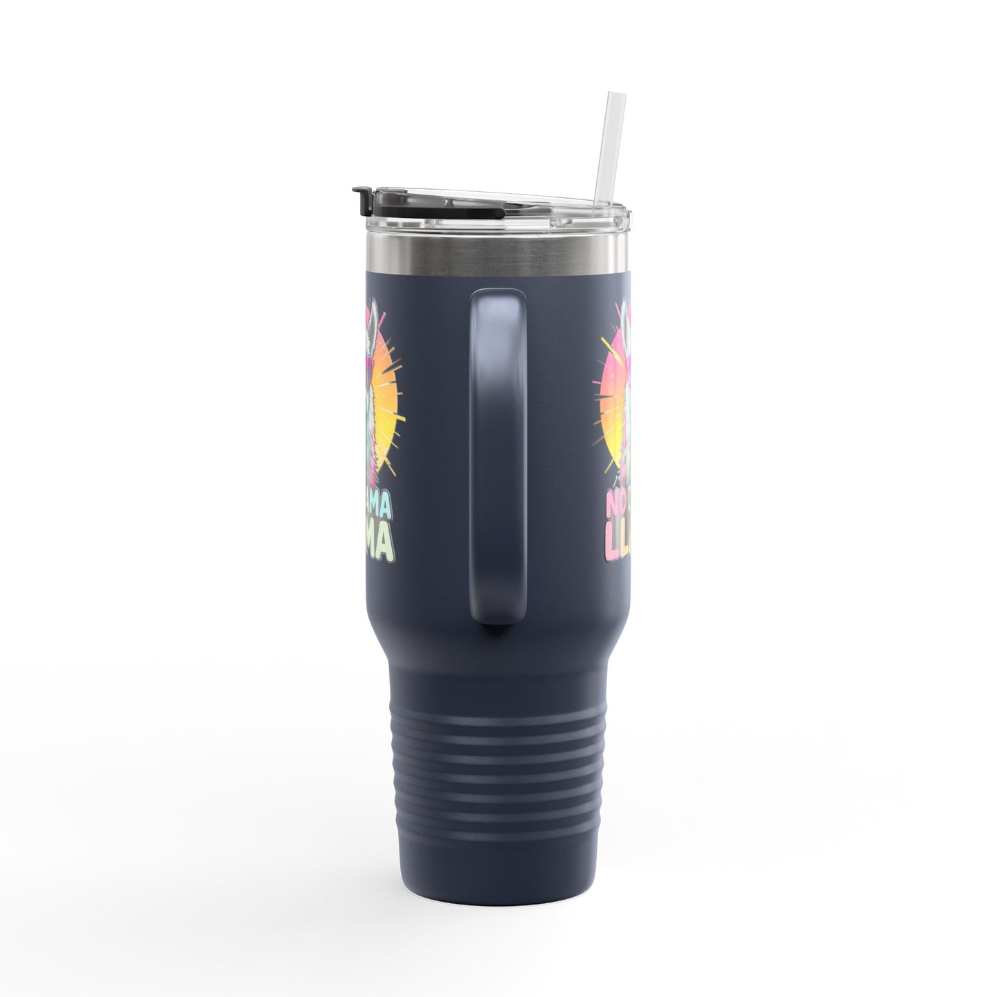 No Drama Llama Insulated Travel Mug, 40oz - Fun, Colorful Drinkware for Llama Lovers, Perfect Gift for Birthdays, Travel, or Camping, [...]