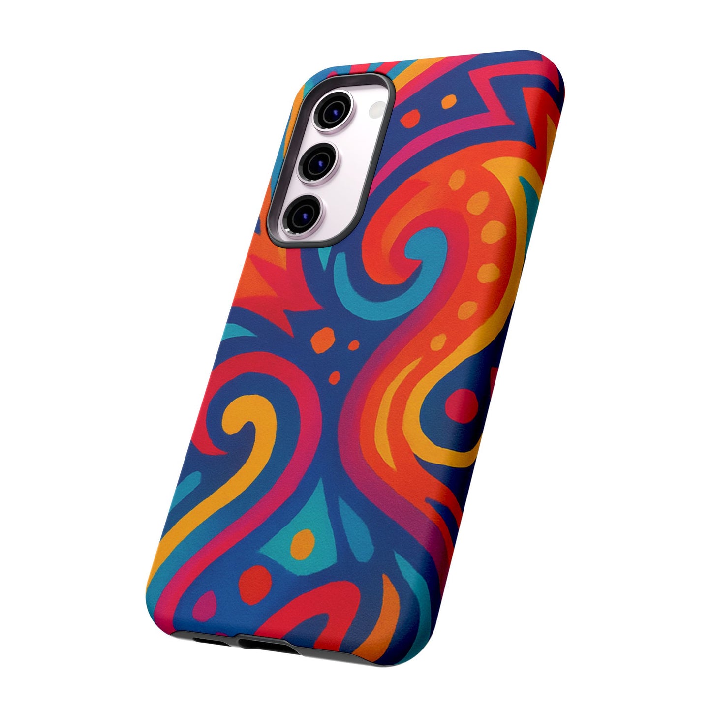 Vibrant Phone Case - Colorful Tough Case, Protective Cover, Unique Design, Trendy Gift, Phone Accessory