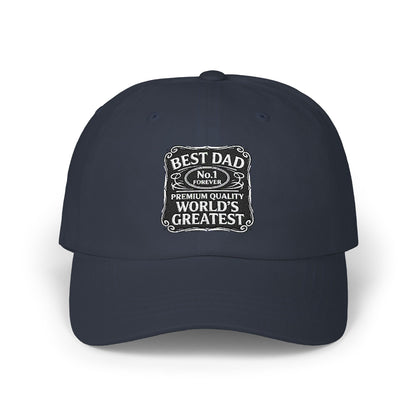 Classic Dad Cap - Best Dad Number 1 Hat, Perfect Father's Day Gift, Casual Style Cap, Unisex Fashion Accessory, Everyday Wear