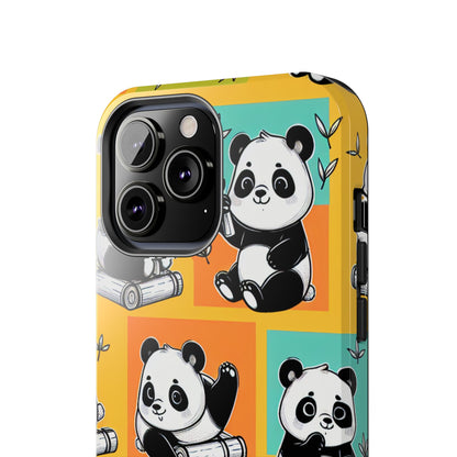Cute Panda Phone Cases, Tough Panda Phone Cases, Gifts for Animal Lovers, Cute Cell Phone Cover, Fun Smartphone Accessories