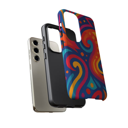 Vibrant Phone Case - Colorful Tough Case, Protective Cover, Unique Design, Trendy Gift, Phone Accessory