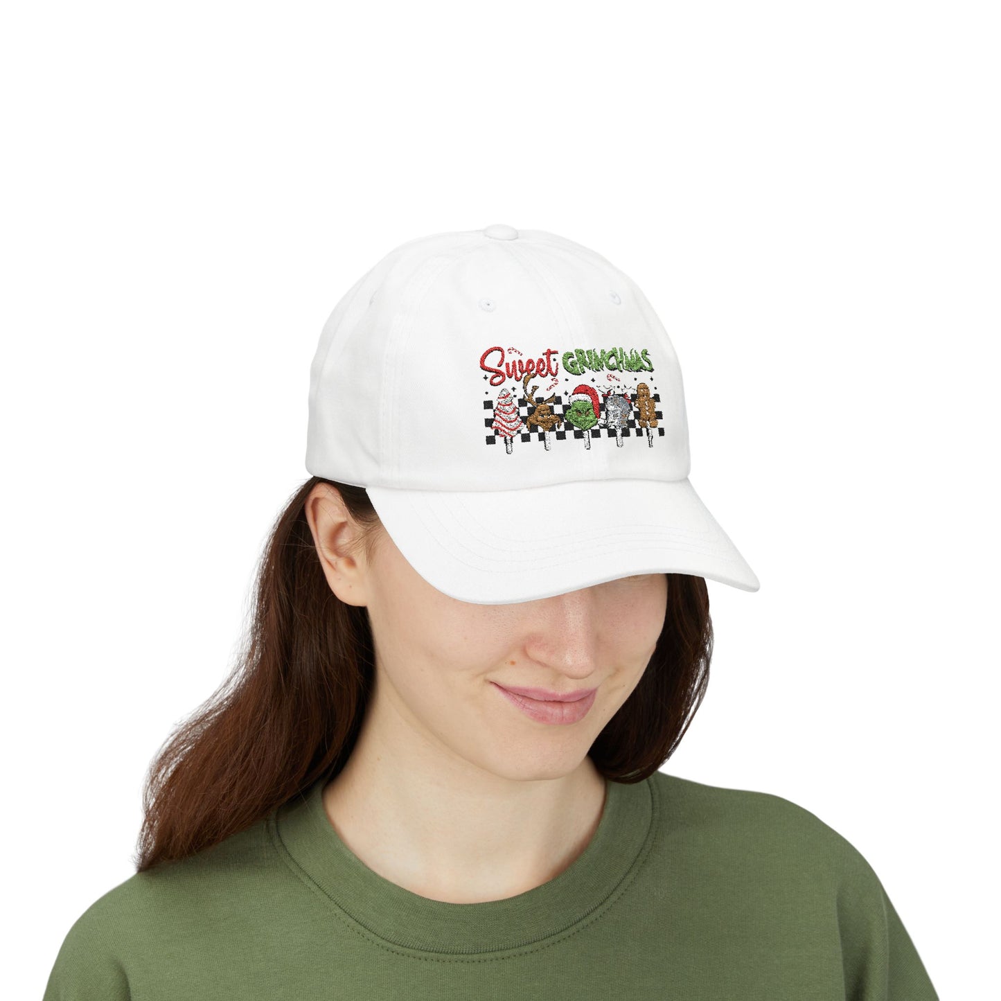Festive Dad Cap - Sweet Grinchmas Hat for Holiday Cheer, Christmas Gift, Matching Family Outfit, Winter Accessory, Trendy Headwear