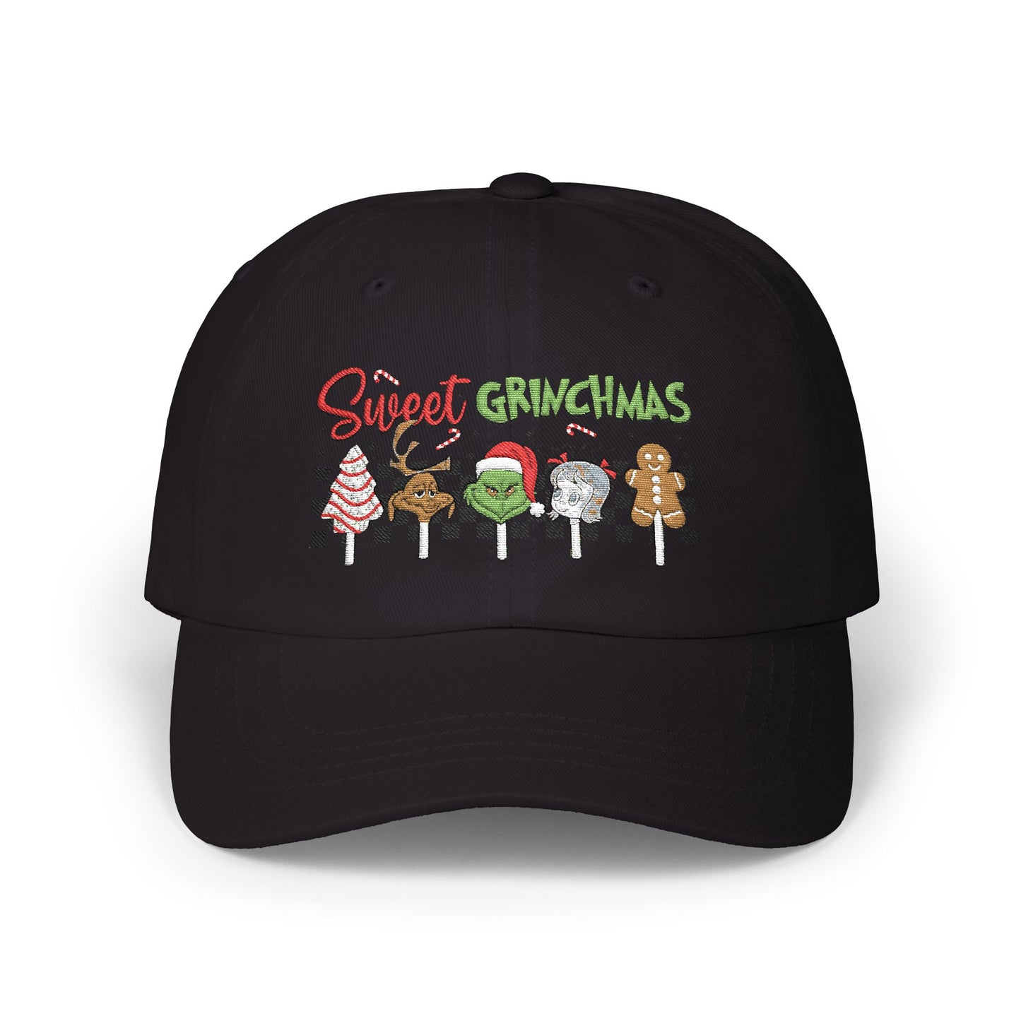 Festive Dad Cap - Sweet Grinchmas Hat for Holiday Cheer, Christmas Gift, Matching Family Outfit, Winter Accessory, Trendy Headwear
