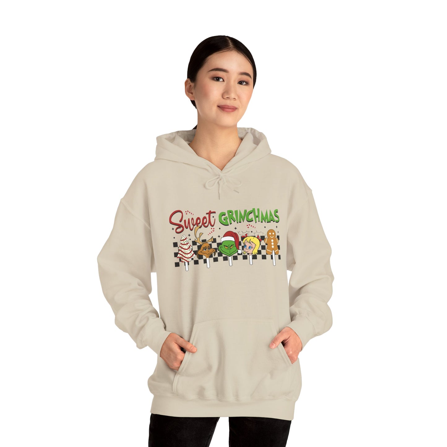 Sweet Grinchmas Hoodie, Cozy Holiday Sweatshirt, Christmas Gift for Him/Her, Unisex Xmas Apparel, Festive Winter Hoodie