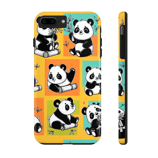 Cute Panda Phone Cases, Tough Panda Phone Cases, Gifts for Animal Lovers, Cute Cell Phone Cover, Fun Smartphone Accessories